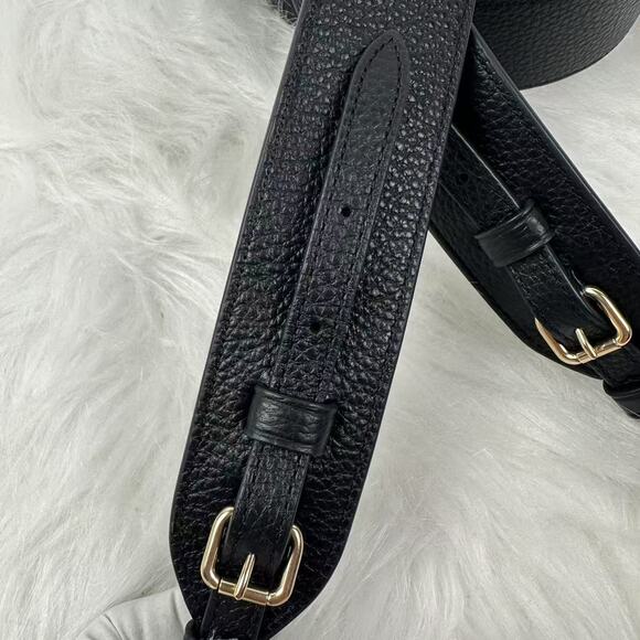 COACH Leather Strap In Gold/Black CC855 NWT - Picture 5 of 6